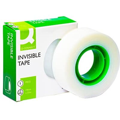Q-Connect KF02164 pásky na dokumenty a náhradní balení lepicí fólie 19 mm x 33 m neviditelné Q-Connect KF02164 pásky na dokumenty a náhradní balení lepicí fólie 19 mm x 33 m neviditelné