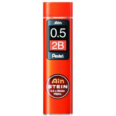 Pentel Ain STEIN C275 jemné tuhy, 40 náplní v plechovce, 0,5 mm, stupeň tvrdosti HB (1 dóza) Pentel Ain STEIN C275 jemné tuhy, 40 náplní v plechovce, 0,5 mm, stupeň tvrdosti HB (1 dóza)
