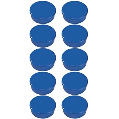 Dahle 95538 magnetů (průměr 38 mm), s vysokou přilnavostí 25 N, 10 kusů, modré Dahle 95538 magnetů (průměr 38 mm), s vysokou přilnavostí 25 N, 10 kusů, modré