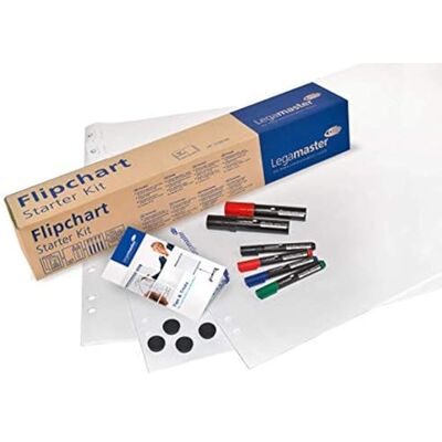 Legamaster 7-124900 Flipchart Starter Kit, sada příslušenství s papírem na flipcharty, markery a magnety Legamaster 7-124900 Flipchart Starter Kit, sada příslušenství s papírem na flipcharty, markery a magnety