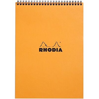 Rhodia 18501C spirálový blok DotPad A4 80 listů linkovaný oranžový Rhodia 18501C spirálový blok DotPad A4 80 listů linkovaný oranžový