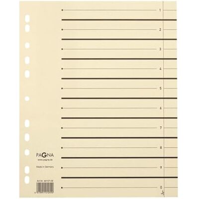 Pagna 44108-09 oddělovací listy 300x245x27 chamois 230g/qm, obsah 100 Pagna 44108-09 oddělovací listy 300x245x27 chamois 230g/qm, obsah 100