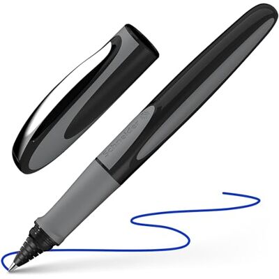 Schneider Ray kuličkové pero onyx, barva pera: modrá Doplňovací se standardními inkoustovými náplněmi, vhodné pro praváky i leváky, tloušťka linky M, 0,6 mm, Made in Germany Schneider Ray kuličkové pero onyx, barva pera: modrá Doplňovací se standardními inkoustovými náplněmi, vhodné pro praváky i leváky, tloušťka linky M, 0,6 mm, Made in Germany