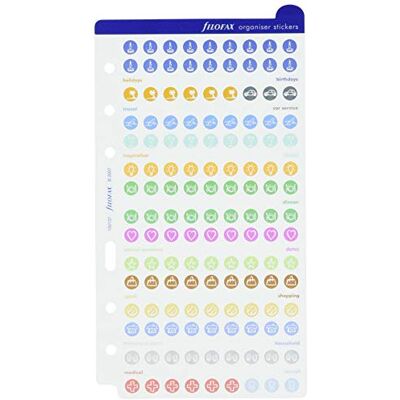 Filofax 130137 Organiser Stickers Filofax 130137 Organiser Stickers