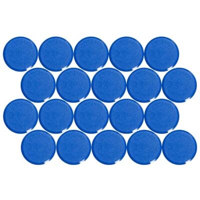 MAUL Magnety Facetterand pro Ø 29 mm (20 kusů) Magnet z nerozbitného plastu magnety silné pro bílou tabuli a magnetickou tabuli ideální do kanceláře, domácí kanceláře, dílny tmavě modré MAUL Magnety Facetterand pro Ø 29 mm (20 kusů) Magnet z nerozbitného plastu magnety silné pro bílou tabuli a magnetickou tabuli ideální do kanceláře, domácí kanceláře, dílny tmavě modré