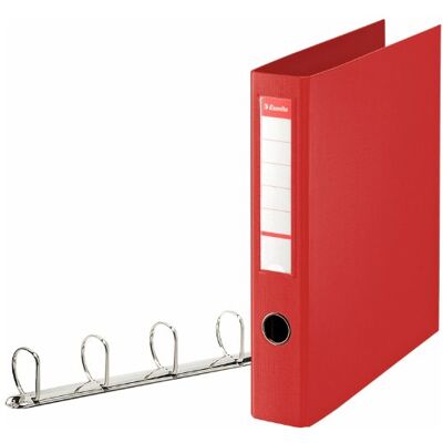 Esselte Ringordner mit 4 D-Ringe, A4, 40 mm 1 rot Esselte Ringordner mit 4 D-Ringe, A4, 40 mm 1 rot