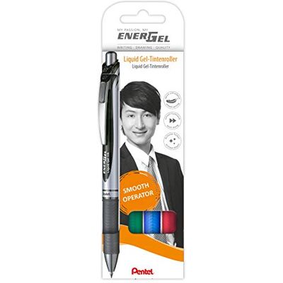 Pentel EnerGel XM BL77 gelové pero s tlakovou mechanikou, (4 kusy barevně tříděné) Pentel EnerGel XM BL77 gelové pero s tlakovou mechanikou, (4 kusy barevně tříděné)