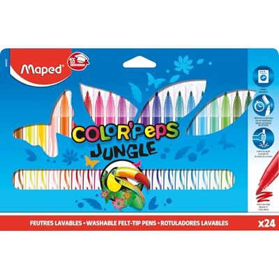 Maped 3154148454229 balení 24 fixů Jungle Maped 3154148454229 balení 24 fixů Jungle