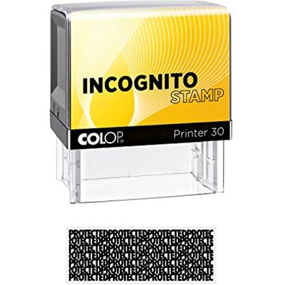 COLOP Printer 30 Incognito, Datenschutzstempel, 6,70 x 3,80 x 7,90 cm COLOP Printer 30 Incognito, Datenschutzstempel, 6,70 x 3,80 x 7,90 cm
