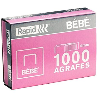 Rapid 11974600 Heftklammer (Bebe verkupfert) 1000 Stück Rapid 11974600 Heftklammer (Bebe verkupfert) 1000 Stück