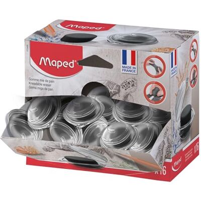Maped M010450 Knetradierer mit Schutzfolie, grau Maped M010450 Knetradierer mit Schutzfolie, grau