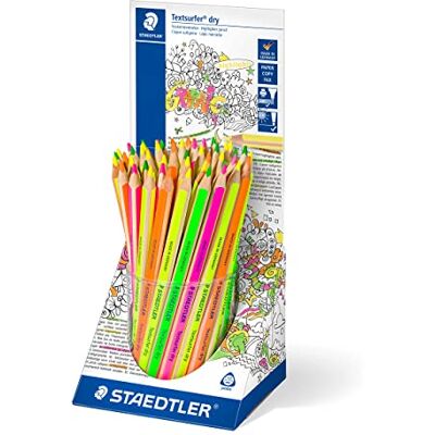 Staedtler Textsurfer dry 128 64 – stolní displej, 48 kusů, 4 barvy Staedtler Textsurfer dry 128 64 – stolní displej, 48 kusů, 4 barvy