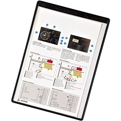 Djois , 194607 – Tarifold Magnetische Sichttafel A4, Schwarz, 5 St Djois , 194607 – Tarifold Magnetische Sichttafel A4, Schwarz, 5 St
