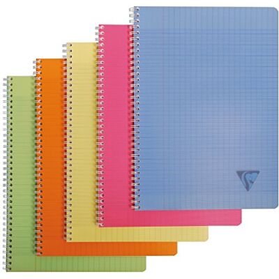 Clairefontaine 328116C spirálový sešit Linicolor DIN A4 90 listů Seyes tříděné Clairefontaine 328116C spirálový sešit Linicolor DIN A4 90 listů Seyes tříděné