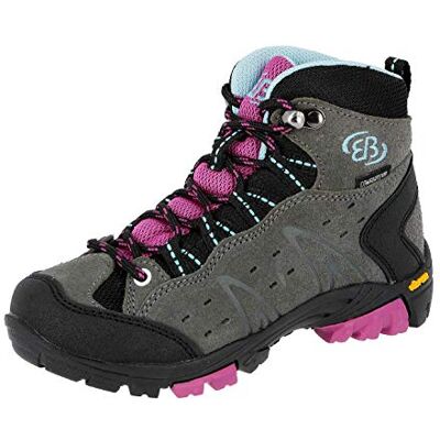 Brütting Unisex dětské Mount Bona High Kids trekingové & turistické boty, šedá, fialová, modrá, 32 EU Brütting Unisex dětské Mount Bona High Kids trekingové & turistické boty, šedá, fialová, modrá, 32 EU