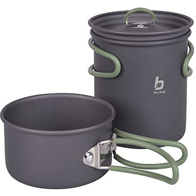 Bo-Camp Topfset Explorer 2-Teilig Hart eloxiert Bo-Camp Topfset Explorer 2-Teilig Hart eloxiert