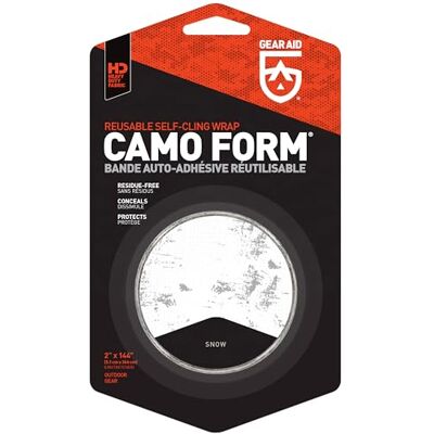 GEAR AID Mcnett Camo tvar Protective Maskování Wrap, snow, standard GEAR AID Mcnett Camo tvar Protective Maskování Wrap, snow, standard
