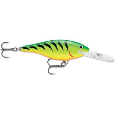 Rapala Rybářská návnada Shad Rap Rybářské příslušenství s konstrukcí Balsy sladkovodní návnada na spřádání hloubka běhu 2,4-4,5 m rybí návnada 9 cm, 15 g vyrobeno v Estonsku Firetiger Rapala Rybářská návnada Shad Rap Rybářské příslušenství s konstrukcí Balsy sladkovodní návnada na spřádání hloubka běhu 2,4-4,5 m rybí návnada 9 cm, 15 g vyrobeno v Estonsku Firetiger