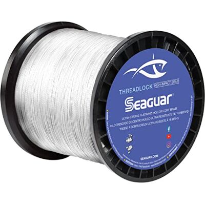 Seaguar Schraubensicherung Hohlkerngeflecht, Gut sichtbar, Weiß, 60lbs/600yds Seaguar Schraubensicherung Hohlkerngeflecht, Gut sichtbar, Weiß, 60lbs/600yds
