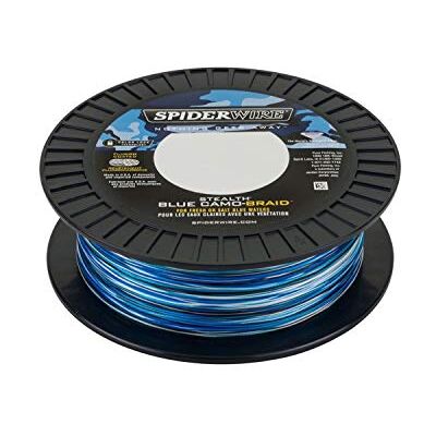 Spiderwire Ss65bc-500 Stealth Blue Camo Braid, modrá kamufláž, 500yd Spiderwire Ss65bc-500 Stealth Blue Camo Braid, modrá kamufláž, 500yd