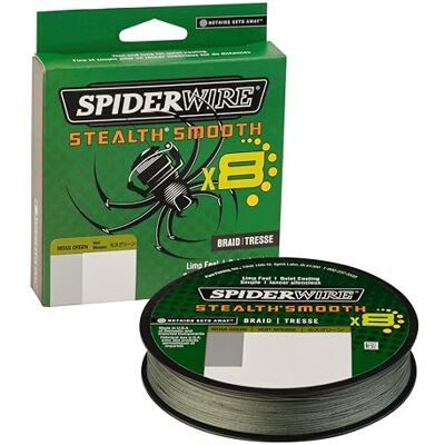 Spiderwire Unisex-Erwachsene SCSM30G-125, Moosgrün – Stealth Smooth, 125yd Spiderwire Unisex-Erwachsene SCSM30G-125, Moosgrün – Stealth Smooth, 125yd