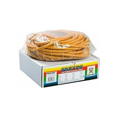 CanDo Power Tube – fitness Tube, trenažér odporu pro funkční trénink – délka 30,5 m – zlatý (ultra těžký), W54626 CanDo Power Tube – fitness Tube, trenažér odporu pro funkční trénink – délka 30,5 m – zlatý (ultra těžký), W54626