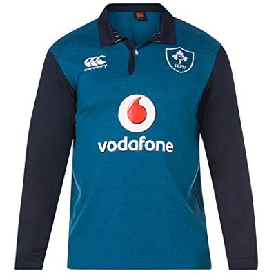 Canterbury Herren Offizielle Irland 18/19 Classic langärmelig alternateernate Rugby Jersey XS Moroccan Blue Marl Canterbury Herren Offizielle Irland 18/19 Classic langärmelig alternateernate Rugby Jersey XS Moroccan Blue Marl