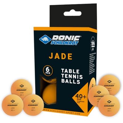 Schildkröt Míč na stolní tenis Donic- Jade, Poly 40+ kvalita, bílý, oranžový nebo v mixu barev, 6 ks, 12 ks, 72 ks nebo 144 ks. Schildkröt Míč na stolní tenis Donic- Jade, Poly 40+ kvalita, bílý, oranžový nebo v mixu barev, 6 ks, 12 ks, 72 ks nebo 144 ks.