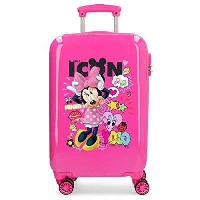 Disney Enjoy Minnie Icon Kabinový kufr růžový 34 x 55 x 20 cm skořepinový ABS kombinovaný zámek 34 l 2,6 kg 4 dvojitá kola, příruční zavazadlo Disney Enjoy Minnie Icon Kabinový kufr růžový 34 x 55 x 20 cm skořepinový ABS kombinovaný zámek 34 l 2,6 kg 4 dvojitá kola, příruční zavazadlo