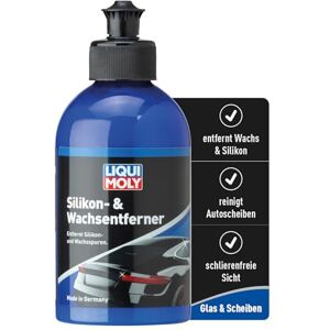 Liqui Moly Odstraňovač silikonu a vosku, č. výr. 1555 I 250 ml čisticí odstraňovač silikonu tekutý pro sklo, laky a chromové díly I výhled bez šmouh a větší bezpečnost I silikonový čistič Liqui Moly Odstraňovač silikonu a vosku, č. výr. 1555 I 250 ml čisticí odstraňovač silikonu tekutý pro sklo, laky a chromové díly I výhled bez šmouh a větší bezpečnost I silikonový čistič