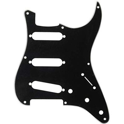 Fender ® »STRATOCASTER® PICKGUARD '50S VINTAGE-STYLE 8-HOLE S/S/S« Pickguard pro Strat® 3vrstvý 3 Single Coil Routing Barva: Černá Fender ® »STRATOCASTER® PICKGUARD '50S VINTAGE-STYLE 8-HOLE S/S/S« Pickguard pro Strat® 3vrstvý 3 Single Coil Routing Barva: Černá