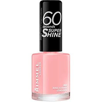 Rimmel 60 Seconds Super Shine lak na nehty, 8 ml, Ring a Ring O Roses Rimmel 60 Seconds Super Shine lak na nehty, 8 ml, Ring a Ring O Roses