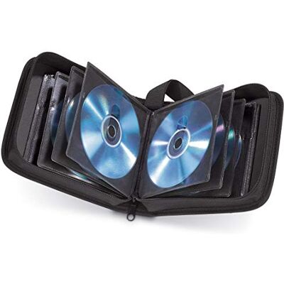 Hama Taška na CD pro 20 disků/CD/DVD/Blu-ray, šetří místo Černá složka pro uložení, do auta a domácnosti, přepravní pouzdra Hama Taška na CD pro 20 disků/CD/DVD/Blu-ray, šetří místo Černá složka pro uložení, do auta a domácnosti, přepravní pouzdra