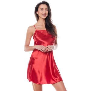Saténová košilka Edith chemise red 3 - Anais Saténová košilka Edith chemise red 3 - Anais
