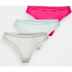 Dámská tanga Calvin Klein QD3802 6VW 3PACK Dámská tanga Calvin Klein QD3802 6VW 3PACK