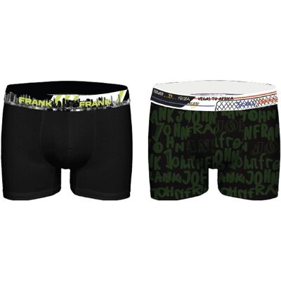 Pánské boxerky John Frank JF2BBID04 2PACK Pánské boxerky John Frank JF2BBID04 2PACK
