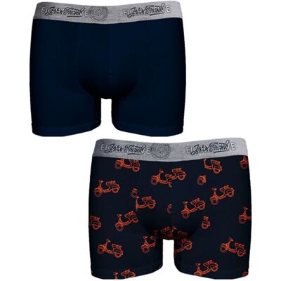 Pánské boxerky John Frank JF2BEF25 2Pack Pánské boxerky John Frank JF2BEF25 2Pack