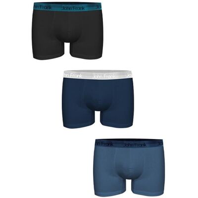 Pánské boxerky John Frank JF3BPB01 3PACK Pánské boxerky John Frank JF3BPB01 3PACK