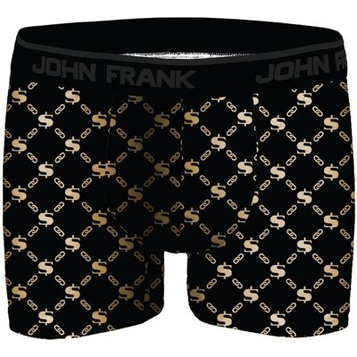 Pánské boxerky John Frank JFBDMET101-CHAIN GOLD Pánské boxerky John Frank JFBDMET101-CHAIN GOLD
