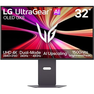 32" LG UltraGear™ GX8 evo, první 32" 4K OLED herní monitor na světě s AI Upscalingem 32" LG UltraGear™ GX8 evo, první 32" 4K OLED herní monitor na světě s AI Upscalingem