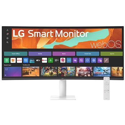 LG Smart Monitor 34" zakřivený displej WQHD pro streamování s webOS 34U601SA-W LG Smart Monitor 34" zakřivený displej WQHD pro streamování s webOS 34U601SA-W