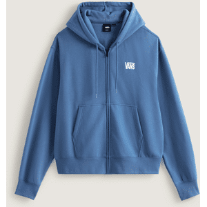 Vans - Stretch Logo Zip Pullover Hoodie, Man, Blue, Size: S Vans - Stretch Logo Zip Pullover Hoodie, Man, Blue, Size: S