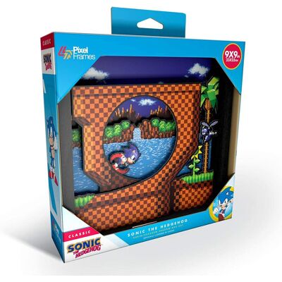 Pixel Frames - Sonic Loop Scene 23x23cm Pixel Frames - Sonic Loop Scene 23x23cm