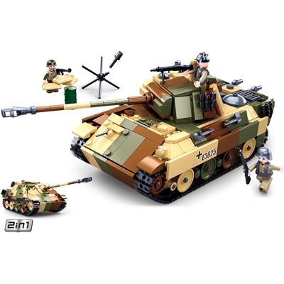 Sluban Army M38-B0859 Maskovaný tank střední 2v1 Sluban Army M38-B0859 Maskovaný tank střední 2v1