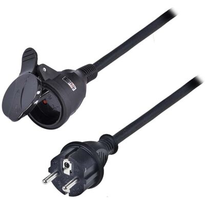 Solight prodlužovací kabel 30m 1 zásuvka gumový IP44 černý Solight prodlužovací kabel 30m 1 zásuvka gumový IP44 černý