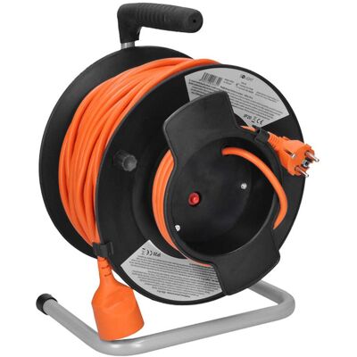 Solight prodlužovací přívod na bubnu 1 zásuvka 50m oranžový kabel Solight prodlužovací přívod na bubnu 1 zásuvka 50m oranžový kabel