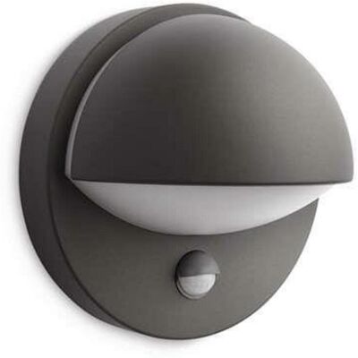Philips June venkovní nástěnné svítidlo černé senzor E27 12W IP20 Philips June venkovní nástěnné svítidlo černé senzor E27 12W IP20