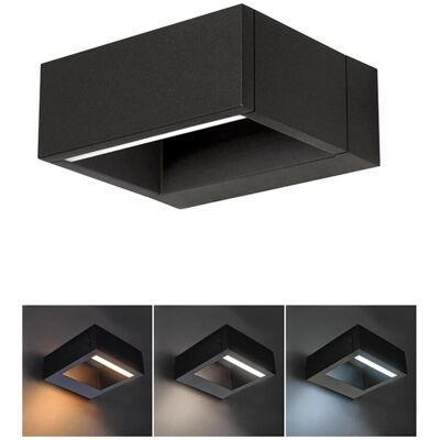 Solight Led venkovní nástěnné svítidlo Ragusa 7W 3 Cct IP54 černé Solight Led venkovní nástěnné svítidlo Ragusa 7W 3 Cct IP54 černé