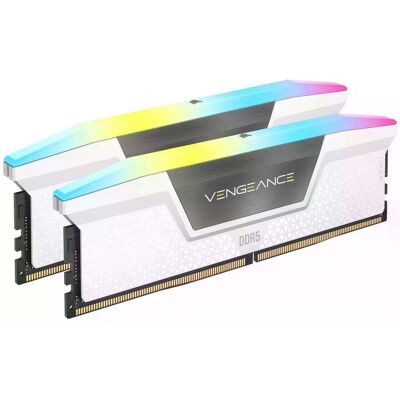Corsair Vengeance Rgb DDR5 32 Gb (2×16 Gb) 5200 CL40 bílá Corsair Vengeance Rgb DDR5 32 Gb (2×16 Gb) 5200 CL40 bílá