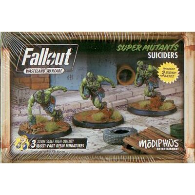 Fallout Wasteland Warfare - Super Mutants Suiciders Fallout Wasteland Warfare - Super Mutants Suiciders